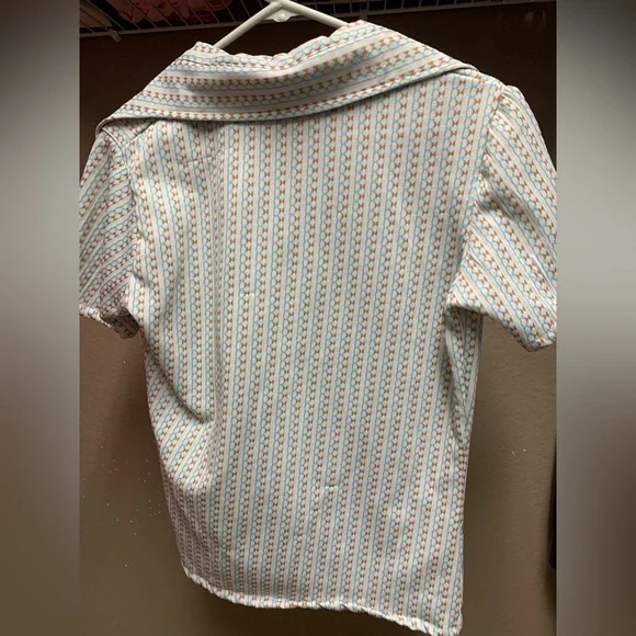 Vintage B Altman & Co men’s polyester button Down Shirt - Picture 2 of 4